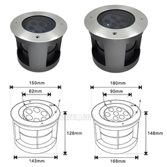 Đèn âm đất chỉnh hướng cao cấp SL-AD1D