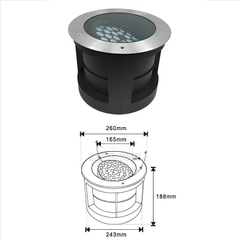Đèn âm đất chỉnh hướng cao cấp SL-AD1D