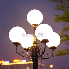 Cột đèn sân vườn tân cổ điển SLCH03-5