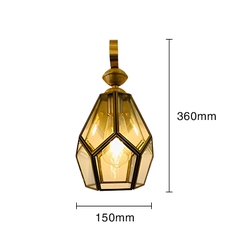Đèn gắn tường đồng 1536
