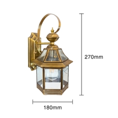 Đèn gắn tường đồng 1827