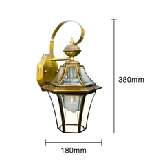 Đèn gắn tường đồng 1838