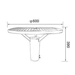 Cột đèn sân vườn SLDSVG05