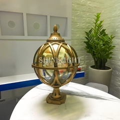 Đèn trụ cổng tròn thủy tinh SLTCU25