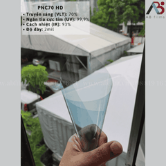 Phim cách nhiệt nhà kính PNC70