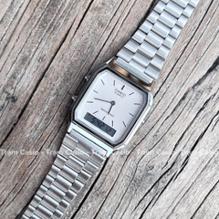 AQ-230A-7D mặt trắng kim