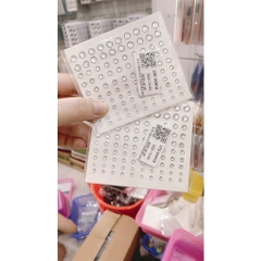 Đá dán tóc, ngọc đính mặt có sẵn keo dán gồm 100 viên, đá dán makeup hóa trang