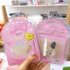 Kích mí lưới kèm keo Keli tàng hình sẵn 4 kích cỡ chuyên dùng cho makeup