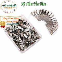 Kẹp Mỏ Vịt Nhỏ Làm Tóc Hộp 50 Chiếc Bằng Thép chính hãng chống gỉ tặng hộp nhựa xinh