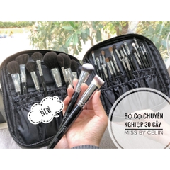 Bộ cọ trang điểm chuyên nghiệp Celin 30 cây cải tiến lông thú