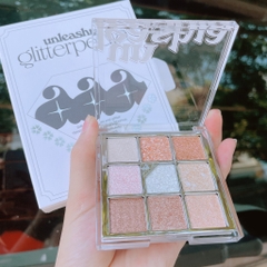 Bảng phấn mắt 9 màu lấp lánh UNLEASHIA