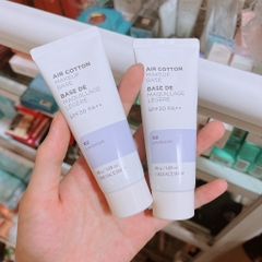 Kem lót The Face Shop Air Cotton Makeup Base TFS SPF30 PA++ 40ml kiềm dầu và hiệu chỉnh tông da