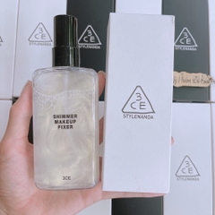 Xịt khoáng kiềm dầu 3CE Hàn Quốc dưỡng ẩm cho da giữ lớp trang điểm
