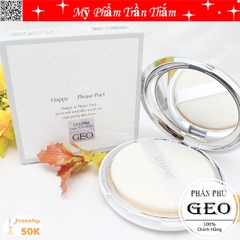 Phấn phủ kiềm dầu Geo Ngọc trai Sempre Happy & Please Pact Hàn Quốc Chính Hãng ⭐ CÓ VIDEO HÀNG THẬT DO SHOP TỰ QUAY ⭐