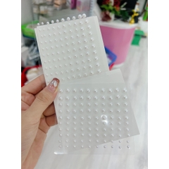 Đá dán tóc, ngọc đính mặt có sẵn keo dán gồm 100 viên, đá dán makeup hóa trang