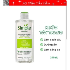 Nước Tẩy Trang Simple Micellar Cleansing Water