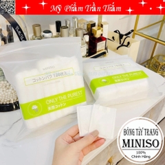 Bông Tẩy Trang Miniso Nhật Bản 180 Miếng Thấm Hút Tốt