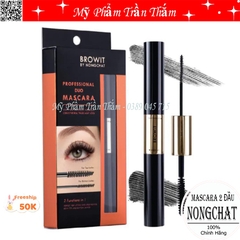 Mascara Nongchat 2 Đầu Browit siêu chống nước