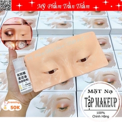 Mặt nạ Makeup học trang điểm 3D tinh tế chuyên dùng học makeup ( Tặng Kèm Nước Tẩy Trang ) .