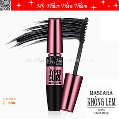 Mascara Dài Mi và Cong Mi Maybelline New York Hyper Curl Waterproof Chuốt Mi Đen 9.2ml