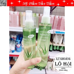 Xịt khoáng lô hội Aspasia Moist Up Face Mist Hàn Quốc 150ml khoáng nha đam dưỡng trắng da chính hãng