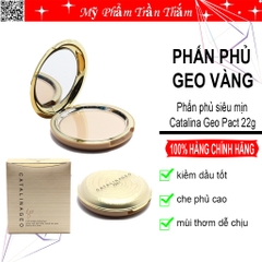 Phấn Phủ Geo Kiềm Dầu Vàng Siêu Mịn ⭐ CÓ VIDEO HÀNG THẬT DO SHOP TỰ QUAY ⭐