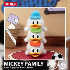 POP MART Mickey Family Cute Together Plush Pendant Series
