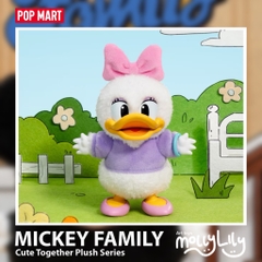 POP MART Mickey Family Cute Together Plush Pendant Series