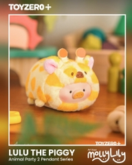 LULU THE PIGGY Animal Party Stick Together Plush Keychain Series