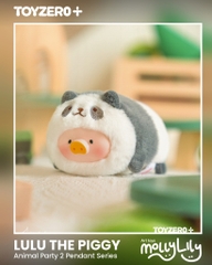 LULU THE PIGGY Animal Party Stick Together Plush Keychain Series