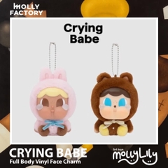 CRYING BABE - CRYBUNNY Full Body Vinyl Face Plush Charm