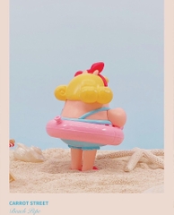 CARROT STREET Beach Pepe Figure (Pink)
