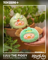 LULU THE PIGGY Animal Party Stick Together Plush Keychain Series