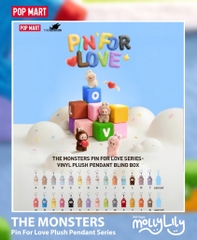 THE MONSTERS Pin For Love (N-Z) Plush Pendant Series (LABUBU)