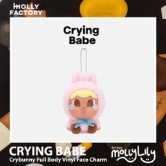 CRYING BABE - CRYBUNNY Full Body Vinyl Face Plush Charm