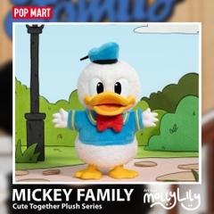 POP MART Mickey Family Cute Together Plush Pendant Series