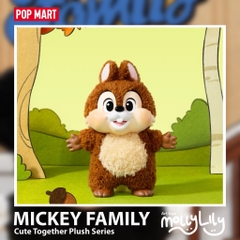 POP MART Mickey Family Cute Together Plush Pendant Series