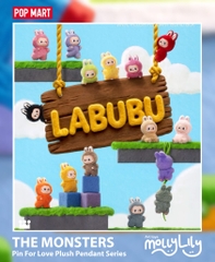 THE MONSTERS Pin For Love (N-Z) Plush Pendant Series (LABUBU)