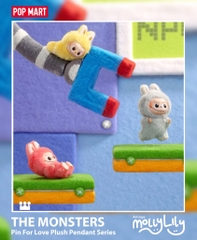 THE MONSTERS Pin For Love (N-Z) Plush Pendant Series (LABUBU)