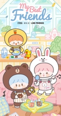 ZZOTON x LINE FRIENDS Plush Pendant Series