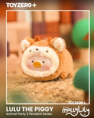 LULU THE PIGGY Animal Party Stick Together Plush Keychain Series