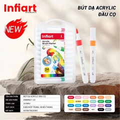 Bút Dạ Acrylic Đầu Cọ Infiart EMM9821