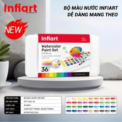 Bộ Màu Nước Infiart - Dễ Dàng Mang Theo EPT1042