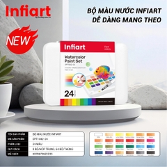 Bộ Màu Nước Infiart - Dễ Dàng Mang Theo EPT1042