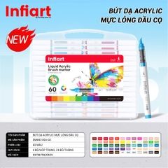 Bút Dạ Acrylic Mực Lỏng Đầu Cọ Infiart EMM51054