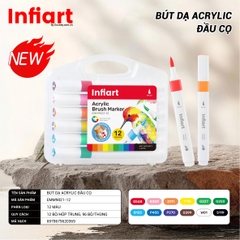 Bút Dạ Acrylic Đầu Cọ Infiart EMM9821