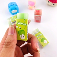 Tẩy DUCKEY hình rau củ siêu dễ thương DK-ER-225 🥦🍅✨