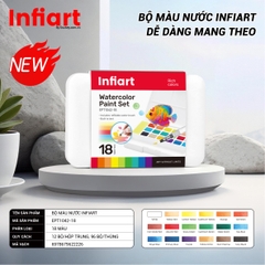 Bộ Màu Nước Infiart - Dễ Dàng Mang Theo EPT1042