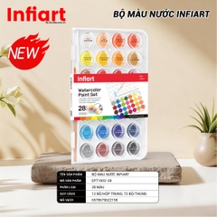 Bộ Màu Nước Infiart Trong Suốt Cao Cấp EPT1002