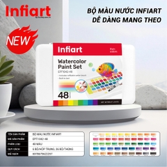 Bộ Màu Nước Infiart - Dễ Dàng Mang Theo EPT1042